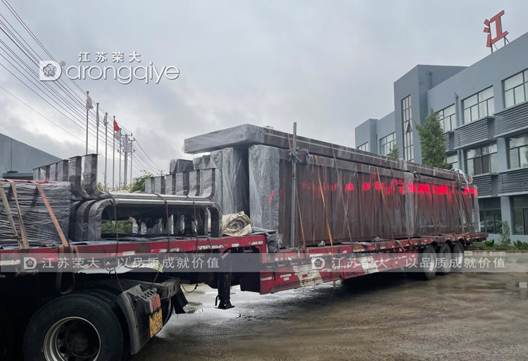 河北仿古候車(chē)亭發(fā)貨圖