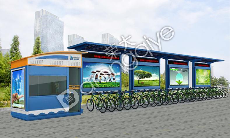 公共自行車亭棚